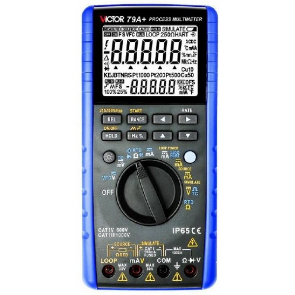 VICTOR/RuoShui 78+ / 79+ / 79A+ Process Multimeters